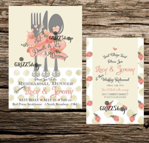 Beautiful Invitations from GrizzShop