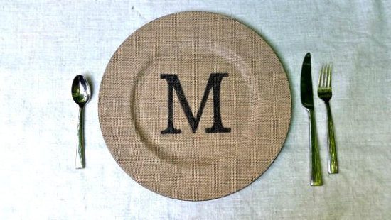 southern bride blog, southern bride magazine, weddings, burlap, monnogram