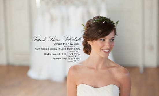 White Dresses: Winter Trunk Shows
