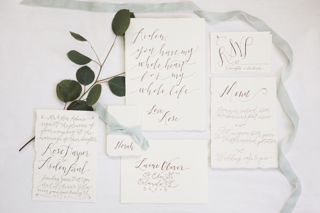 {Photography Credit : Vine & Light Photography} {Stationary Credit : Wanderer} 