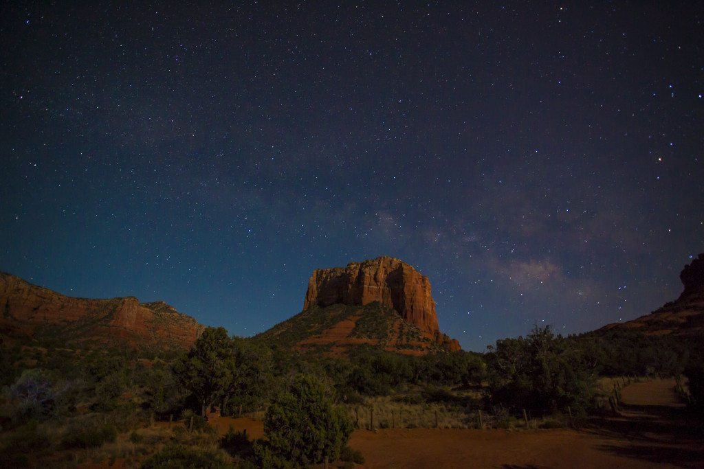 Weekend Getaway, Sedona Arizona, Milkway, Desert Sky 