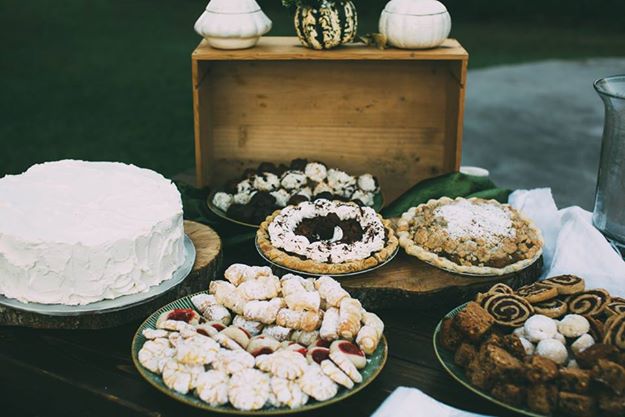 wedding food, wedding snacks, southern bride