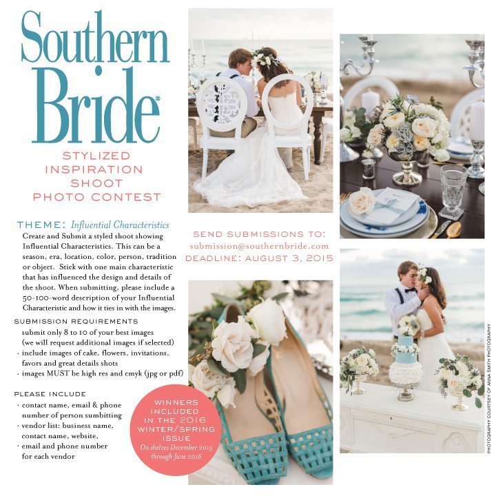 southern bride, southern bride magazine, styled shoot, photography, wedding photography