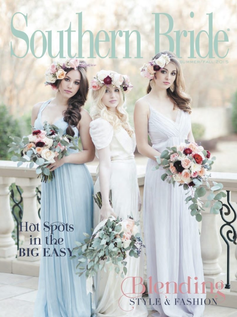 Southern Bride Magazine, Summer 2015, Cover 