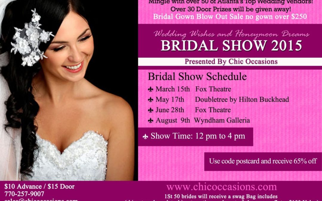 Photography Submissions & Atlanta Bridal Shows