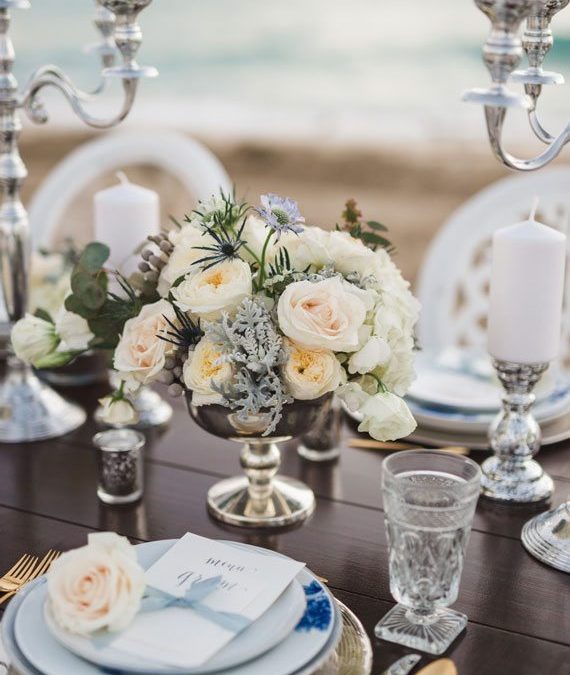 Soft Blue Details of A Dreamy Elopement