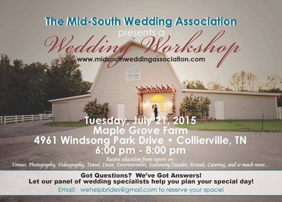 Wedding Workshop, Memphis Bridal Show, Memphis Bride, Southern Bride