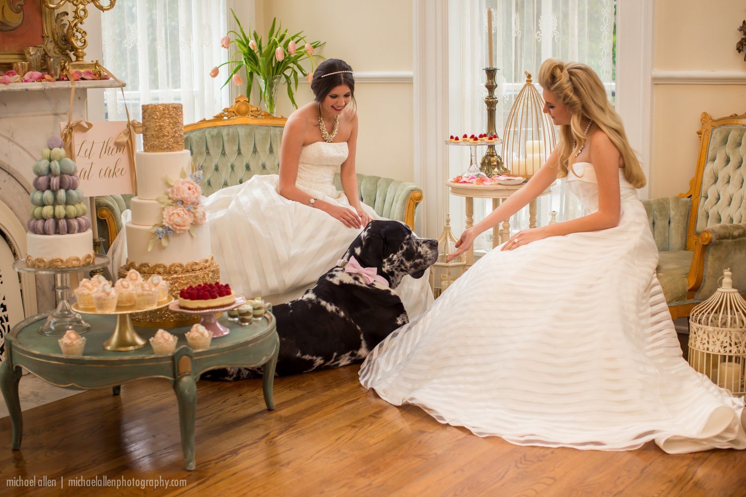 Micaheal Allen Photography, Anne Barge, Great Dane, Annesdale, Flour Garden, Let Them Eat Cake, Style Shoot, Southern Bride, Wedding Inspiration, Wedding Blog, Bridal Blog, Wedding Planning