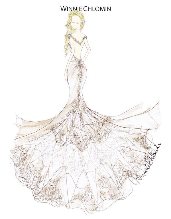 Winnie Chlomin, designer, gown, wedding gown, wedding dress, Iggy Azalea, Southern Bride 