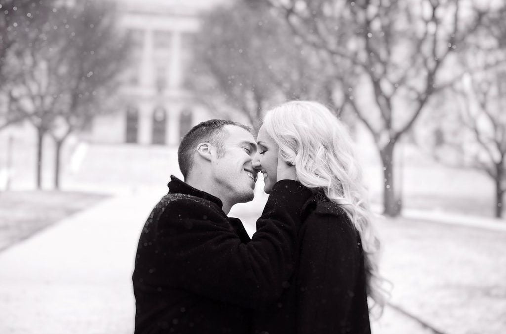 Beautiful Winter Engagement Shoot