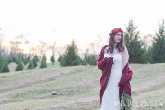Christmas Tree Farm Wedding Inspiration