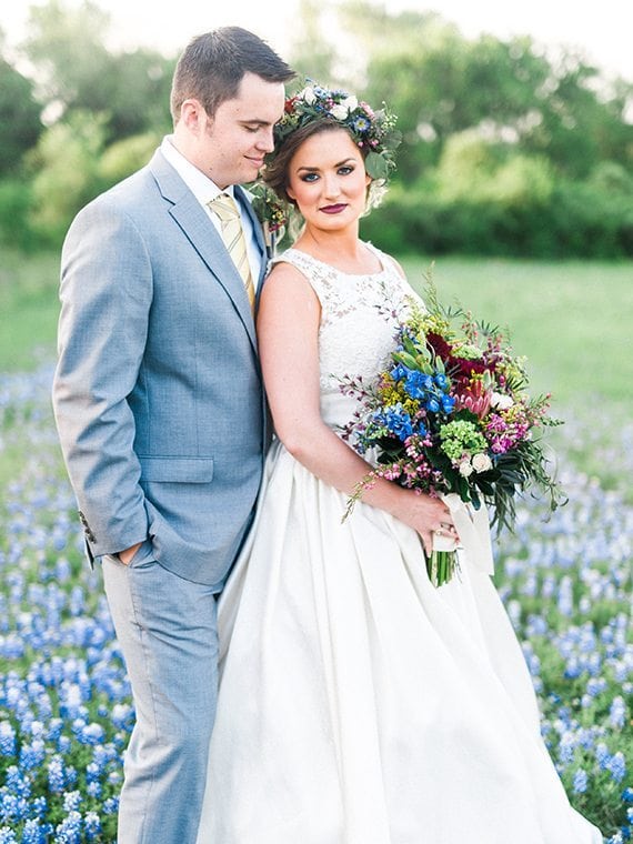 Awake Photography, Bluebonnets, Wild Flowers, Wedding, Gowns, Colors, Sunset, Nature, Heather Benge Events, Rockin' Star Ranch, Dancing Pen & Press, Lone Star Bloom, Charmed by Tonya, Impression Bridal, Over the Top Linen, Texas, Southern Bride