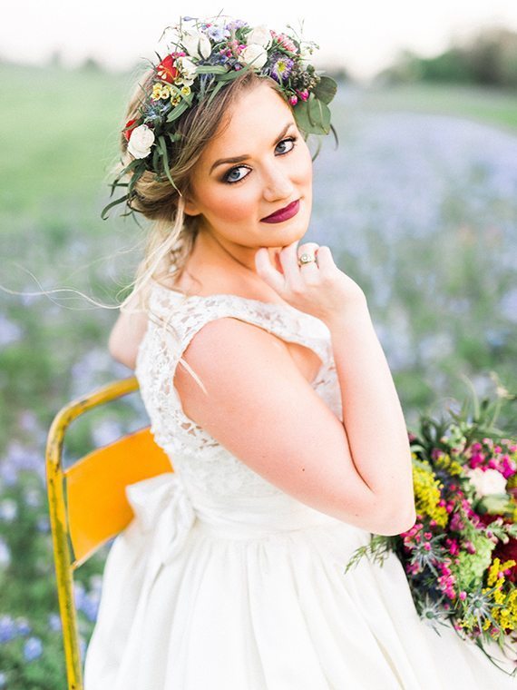 Awake Photography, Bluebonnets, Wild Flowers, Wedding, Gowns, Colors, Sunset, Nature, Heather Benge Events, Rockin' Star Ranch, Dancing Pen & Press, Lone Star Bloom, Charmed by Tonya, Impression Bridal, Over the Top Linen, Texas, Southern Bride