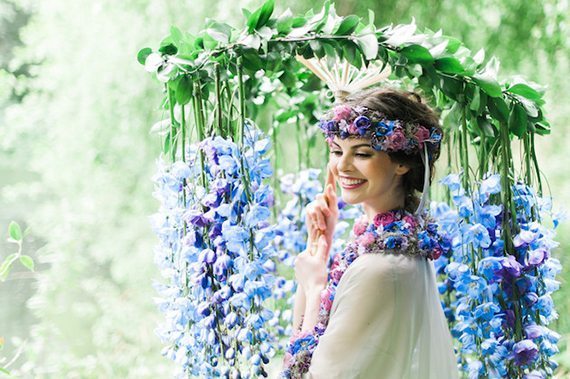 Fresh Flower Wedding Dress