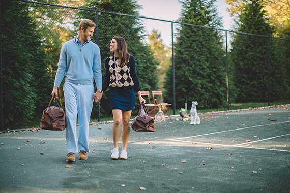 Sarah Darcy, Classic Bride, Virginia, Charlottesville, Engagement, Tennis, Preppy, Sam Stroud, CB Vintage, Moore and Giles, Forest Lakes Tennis Club, Southern Bride