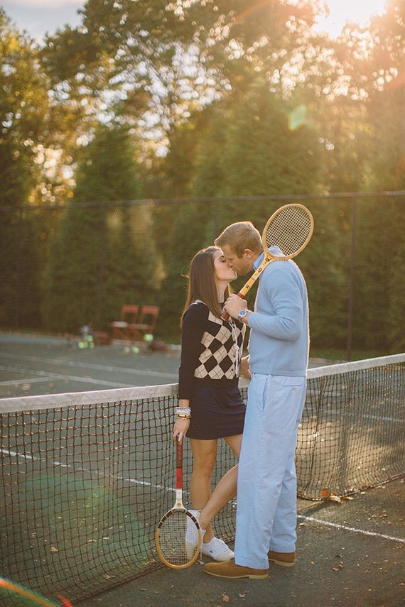 Sarah Darcy, Classic Bride, Virginia, Charlottesville, Engagement, Tennis, Preppy, Sam Stroud, CB Vintage, Moore and Giles, Forest Lakes Tennis Club, Southern Bride