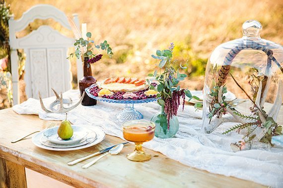 Wedding, Rustic, Bohemian, Woodland, Country, Antlers, Deer, Decorations, DIY, Southern Bride, Lauren Athalia