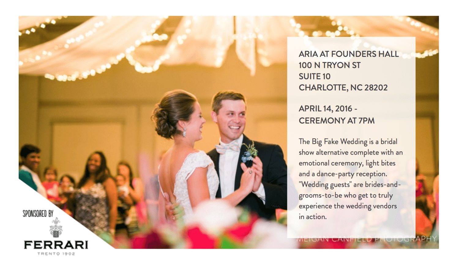 The Big Fake Wedding, Charlotte, North Carolina Wedding, Southern Bride