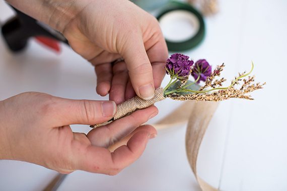 DIY, Bride, Organic, Florist, Etsy, Wildflower Boutonnieres