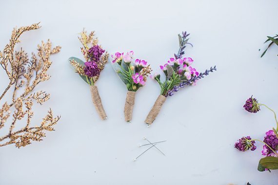 DIY, Bride, Organic, Florist, Etsy, Wildflower Boutonnieres