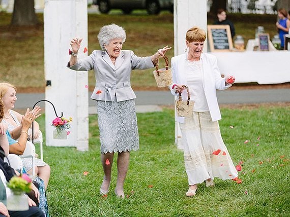 From The Intern S Desk Grandma Is The New Flower Girl Southern Bride