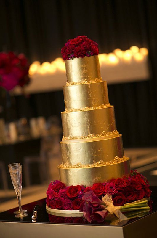 Golden Glamorous cake
