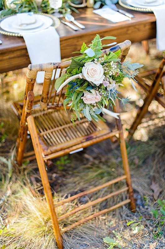 Antler Inspired Shoot Chair Decor