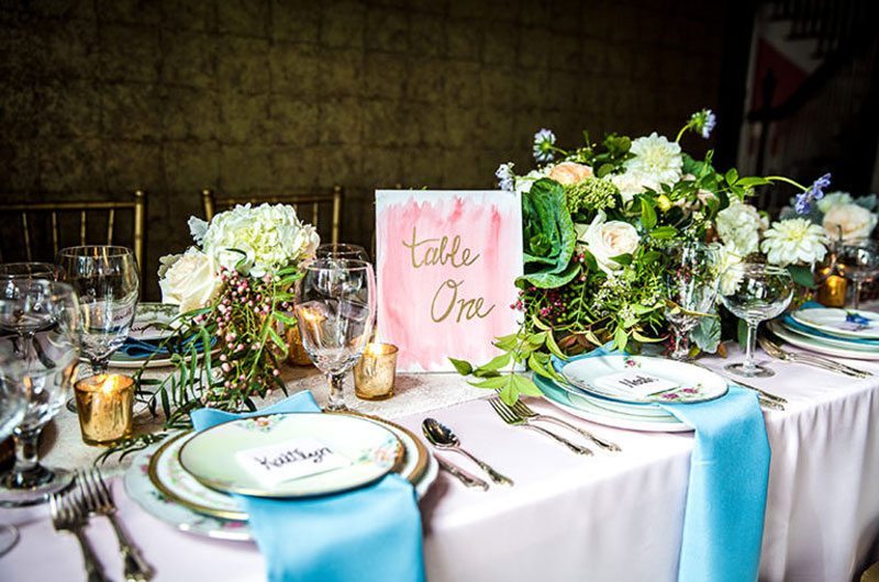 Blush + Blue Wedding Inspiration