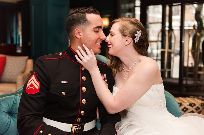 Old Town Alexandria Marine Corps Wedding