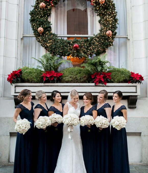 Beautiful Christmas New Orleans Wedding