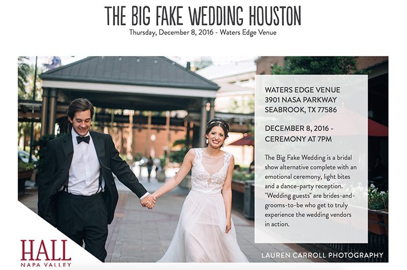 The Big Fake Wedding Comes to Houston