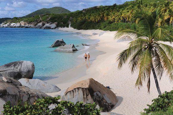 Little_Dix_Bay-Walking_On_Beach