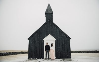 Icelandic Wedding Engagement Photo Shoot