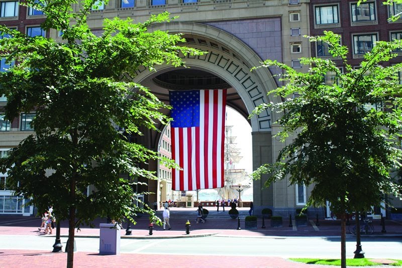 Boston_Harbor_Hotel-American_Flag