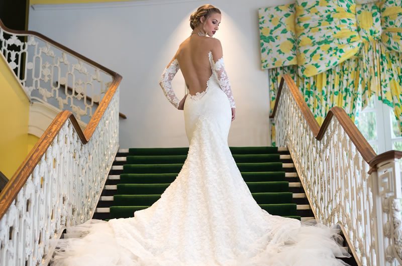 olvis lace wedding dress