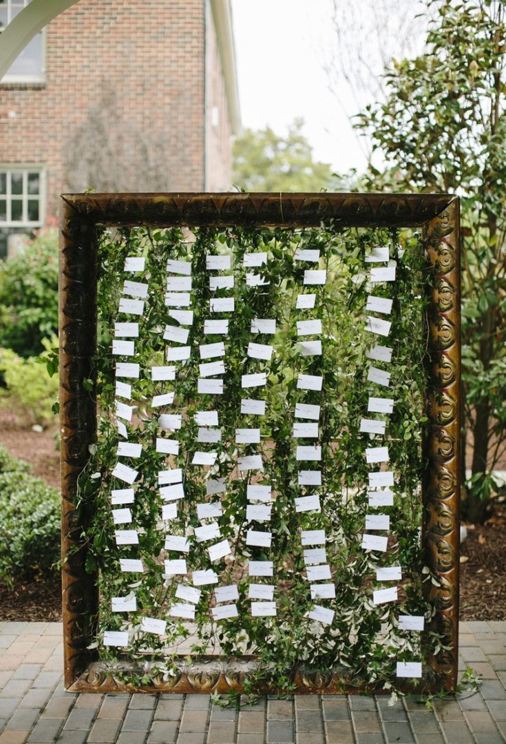 Raleigh_North_Carolina_Stunning_Hanging_Garden-Escort_Cards