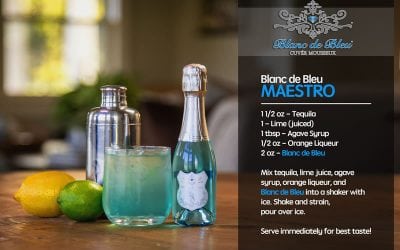 Maestro: Blanc de Bleu Signature Drink