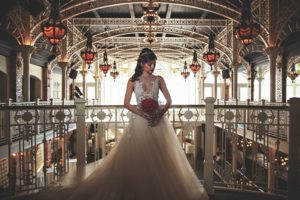 Beauty_And_The_Beast_Get_Married-Bride_Indoors