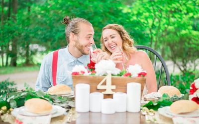 Red, White, and Blue Engagement Party Inspiration