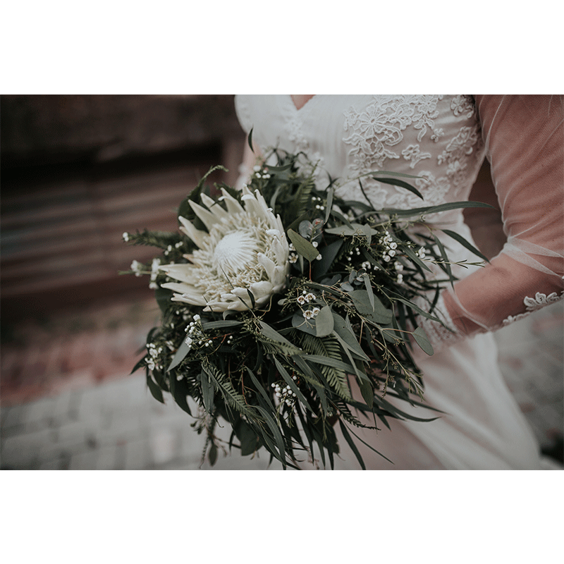 alchemy events nola greenery bouquet