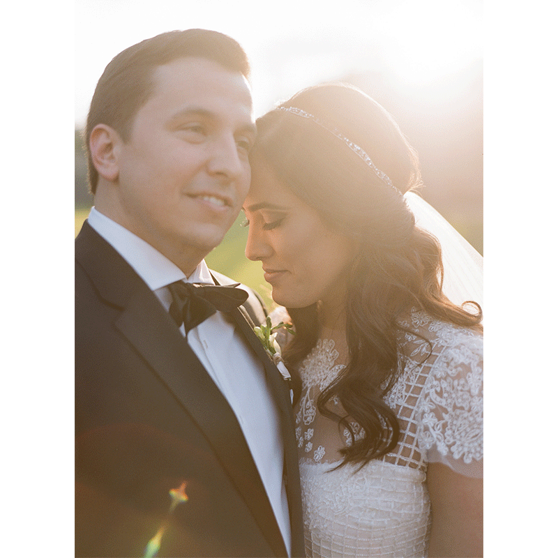 Events by Elle Inc bride and groom portrait