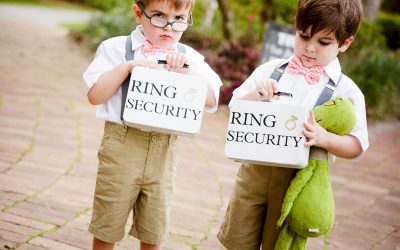 Make your ring bearer feel important with the Ring Security Box