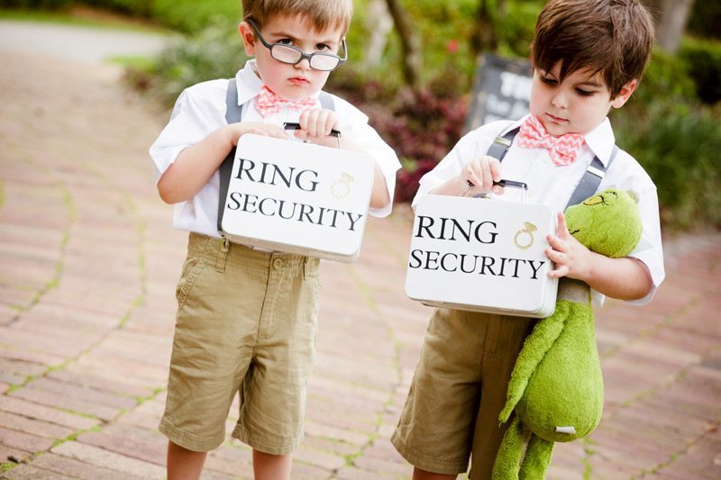 Make your ring bearer feel important with the Ring Security Box
