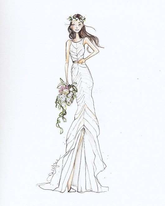Wedding_Illustration_for_your_Southern_Wedding-wedding_dress