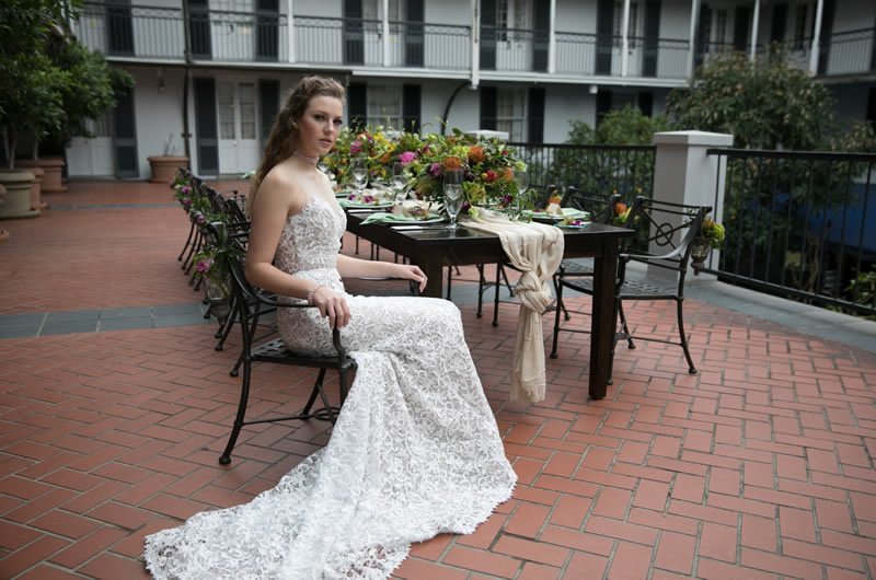 A-line Lace Wedding Dress by Liancarlo