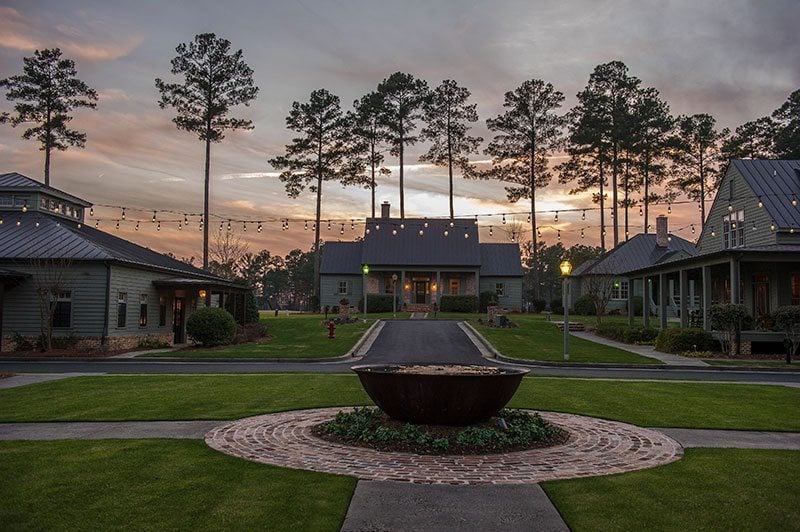 Champions Retreat Golf Course At Sunset