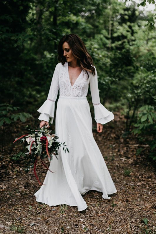 Maroon_Inspiration-bride_with_dress | Southern Bride