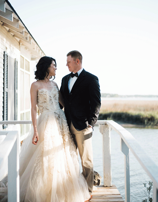 The_Dock-bride_and_groom_on_dock