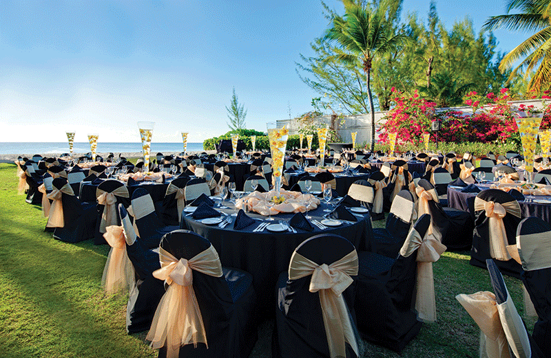 The_Westin_Cayman_Islands-reception_tables_near_beach