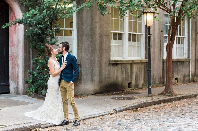 Coastal Wedding Bride And Groom